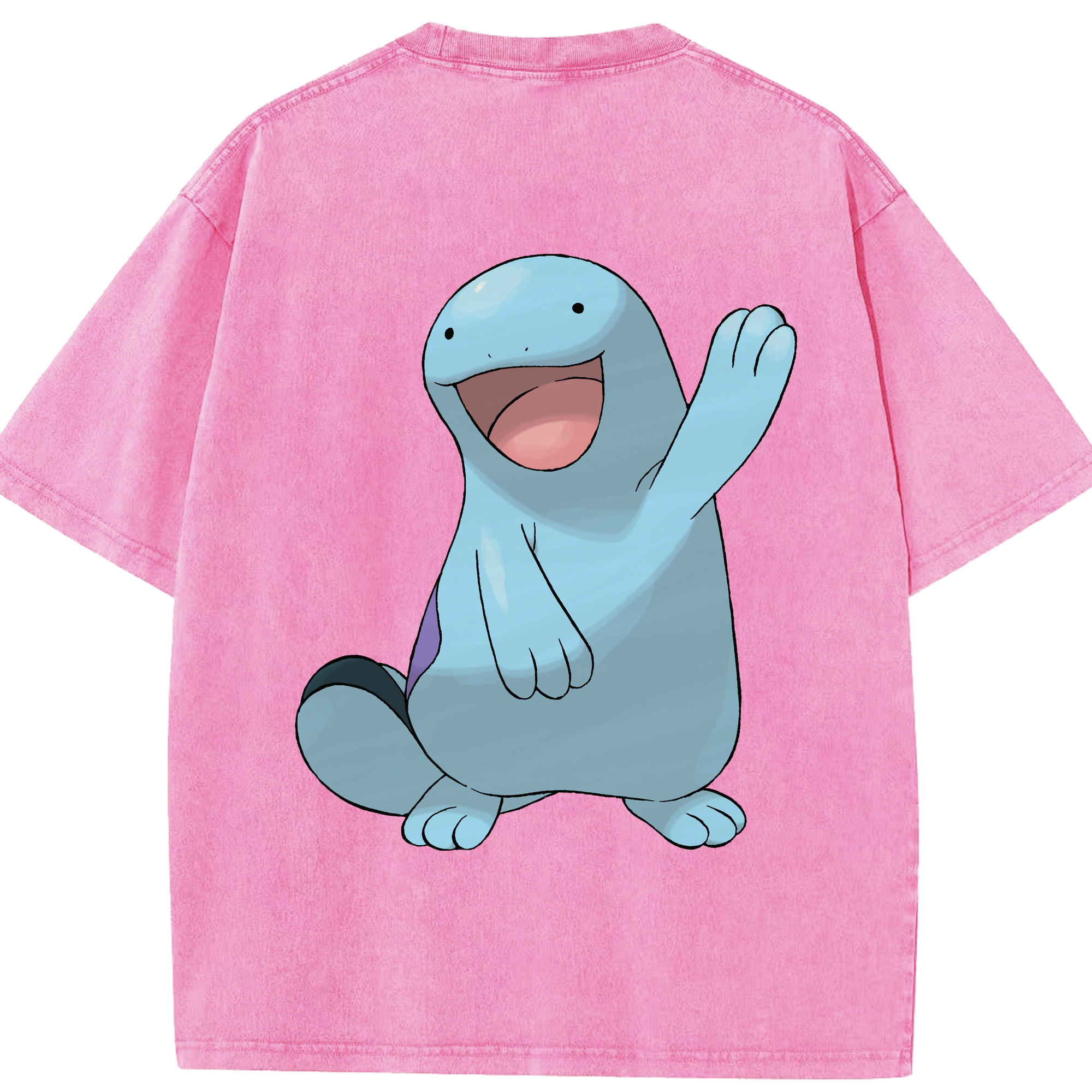 （画像用） ポケットモンスター Pokémon 綿100% ヴィンテージ風 半袖Tシャツ（背面プリント）